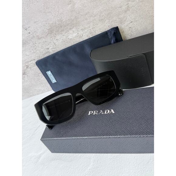 NEW Prada PR D04SU Sunglasses in Black $497 main image 4